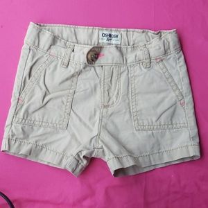 Girls khaki shorts-Oshkosh